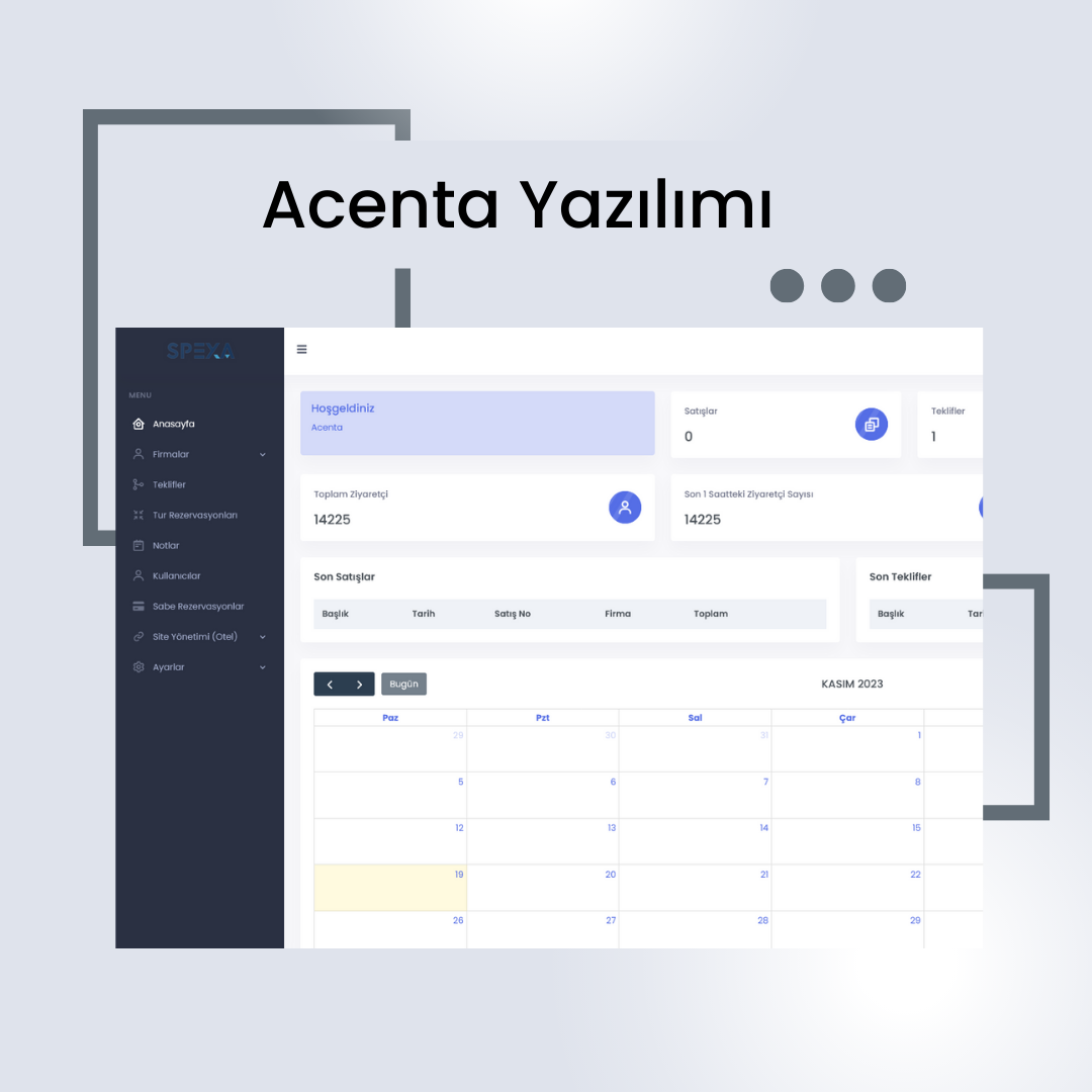 Acentapp Turizm & Operasyon Yönetim Sistemi